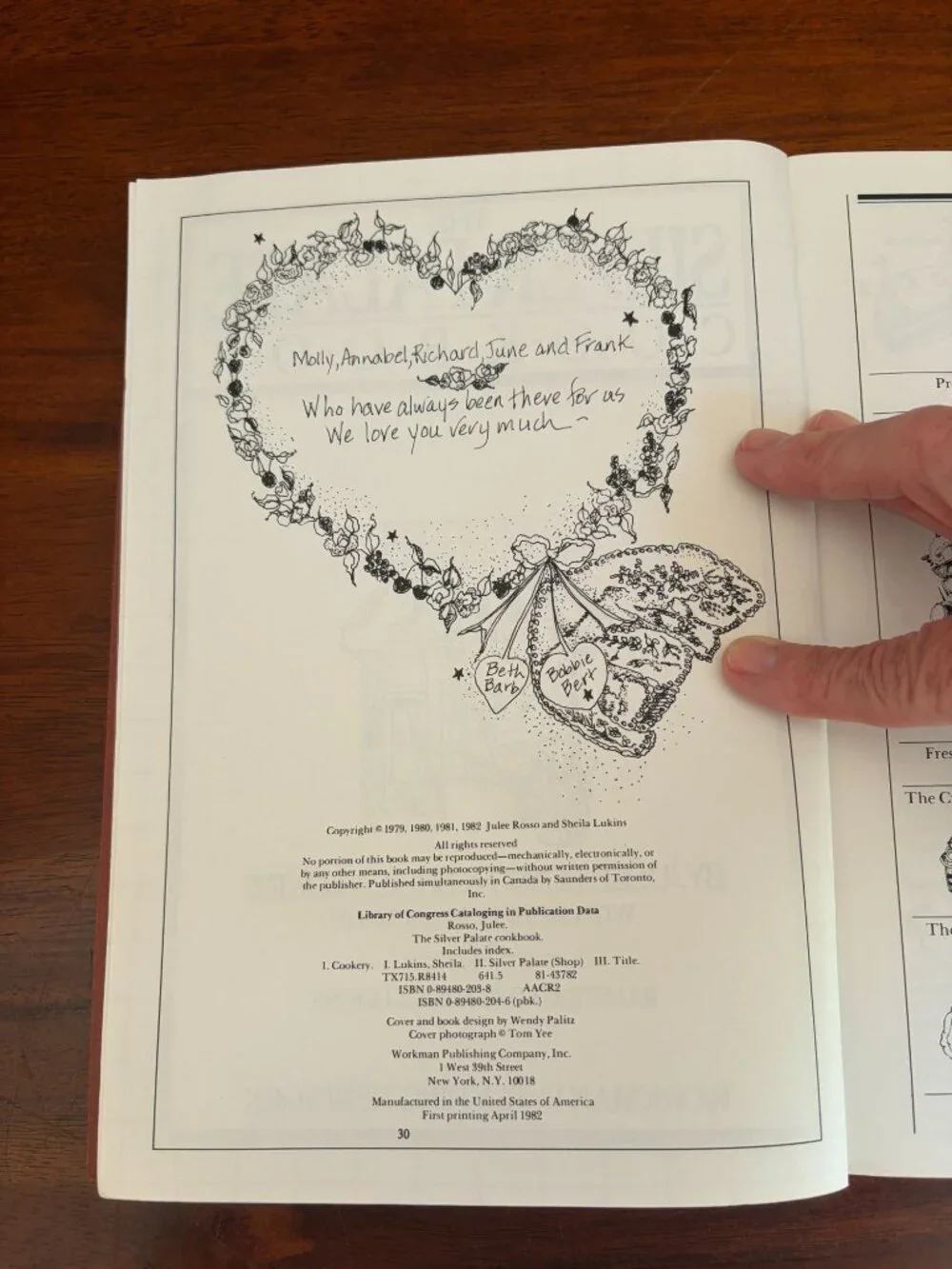 The Silver Palate Cookbook by Julee Rosso and Sheila Lukins, 1982